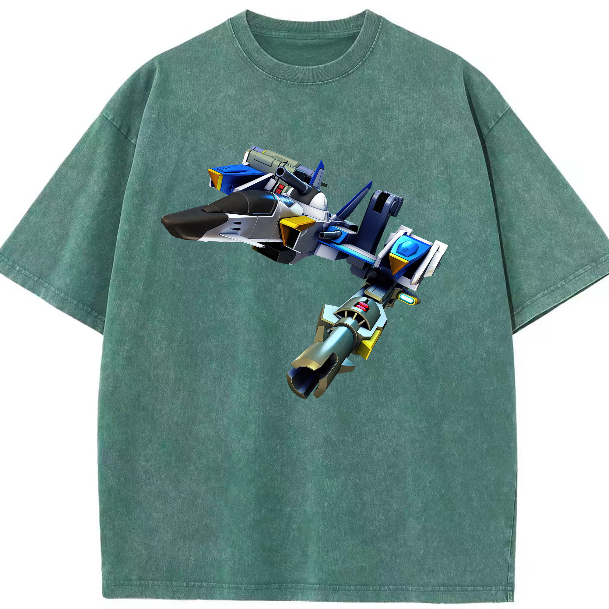 （画像用） 機動戦士ガンダム Mobile Suit Gundam 綿100% ヴィンテージ風 半袖Tシャツ（フロントプリント）